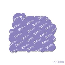 Alternative view of Hallothanksmas Ghost Acrylic Blank- Sticker- UV DTF (2.5 inch)