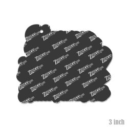 Alternative view of Hallothanksmas Ghost Acrylic Blank- Sticker- UV DTF (3 inch)