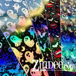 Halloween Pack (Holographic Oil Slick Adhesive)