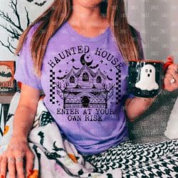 Haunted House Own Risk DTF Transfer