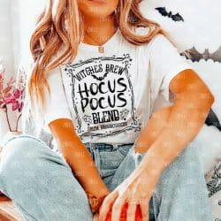 Hocus Pocus Blend Black DTF Transfer