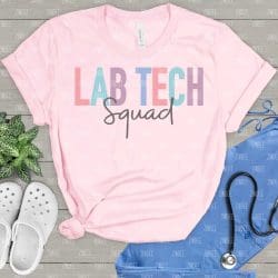 Lab Tech Squad DTF Transfer