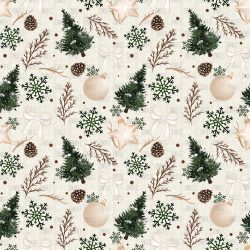 Merry and Bright seamless (vinyl)