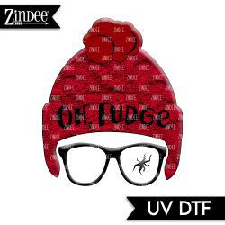 Oh Fudge UV DTF Decal (matches acrylic blank)