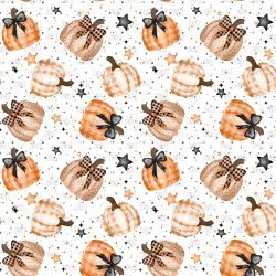 Plaid Pumpkins seamless (vinyl)