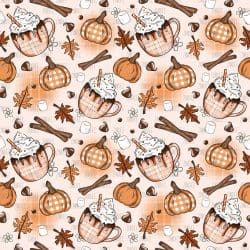 Pumpkin Bar seamless (vinyl)