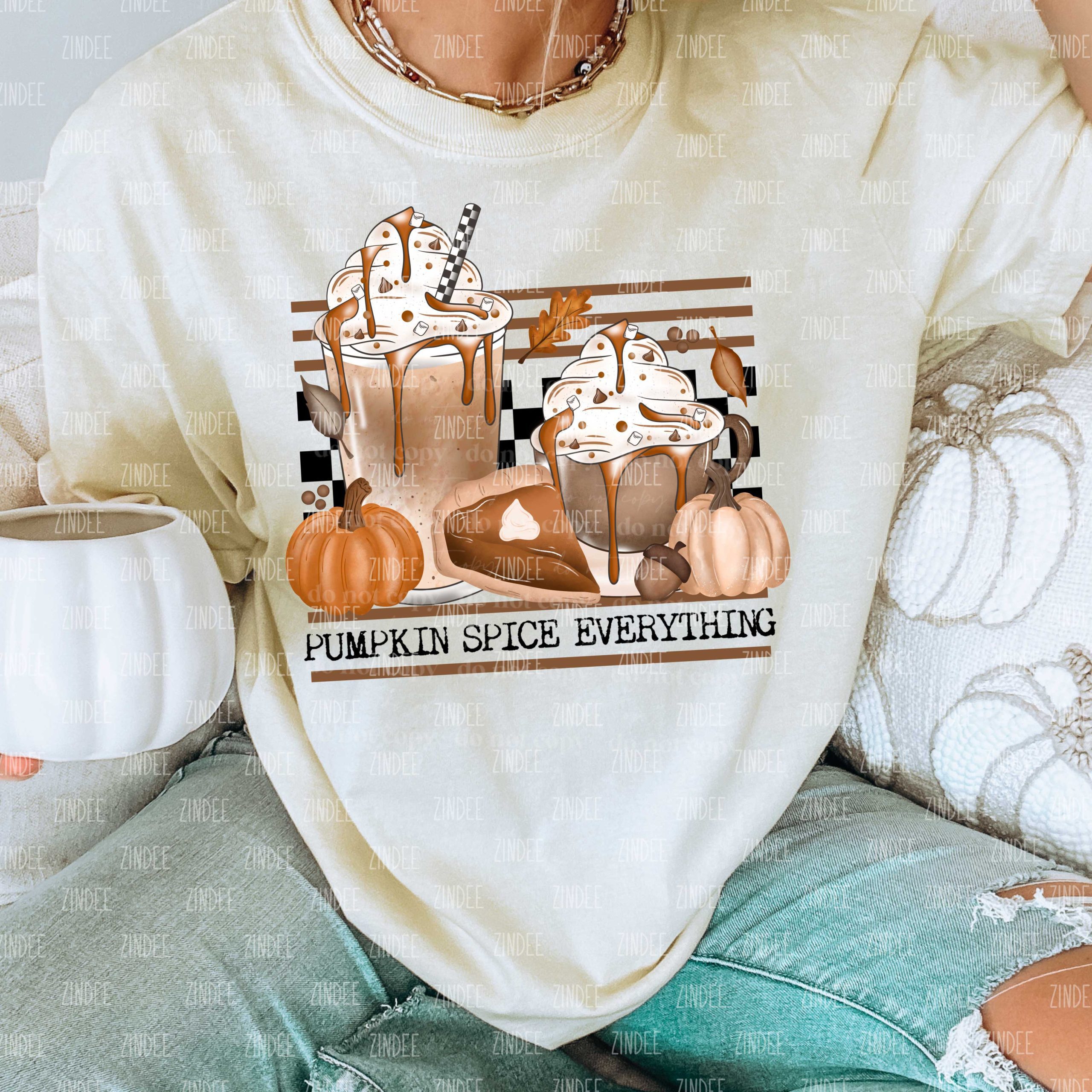 Pumpkin Spice Everything DTF Transfer
