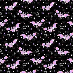 Purple Pink Bats seamless (vinyl)