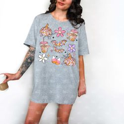 Retro Halloween Grid DTF Transfer