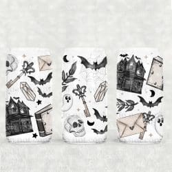 Spooky Magic UV DTF Glass Can Wrap
