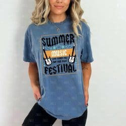 Summer Music Festival DTF Transfer