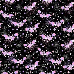 Web Bats Purple Pink seamless (vinyl)
