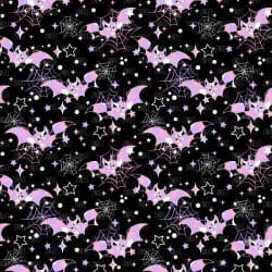Web Bats Purple Pink seamless (vinyl)