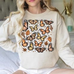 Boho Butterfly Cluster DTF Transfer