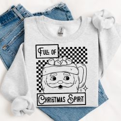 Christmas Spirit Single Color DTF Transfer