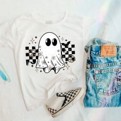 Daisy Checker Ghost DTF Transfer