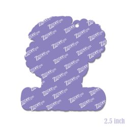 Alternative view of Dead But Caffeinated Acrylic Blank- Sticker- UV DTF (2.5 inch)