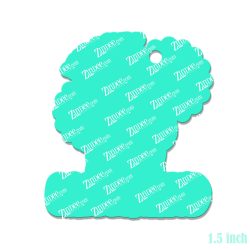 Alternative view of Dead But Caffeinated Acrylic Blank- Sticker- UV DTF (1.5 inch)