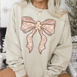 Gingerbread Bow DTF Transfer