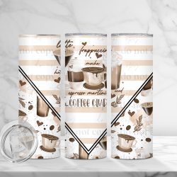 Coffee Club (Sublimation Wrap) 20 oz Skinny