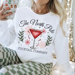 North Pole Cocktails DTF Transfer
