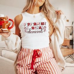 Peppermint Mocha Obsessed DTF Transfer