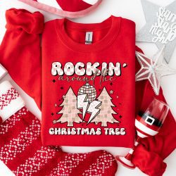 Rockin Around Christmas DTF Transfer