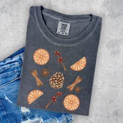 Spiced Christmas Grid DTF Transfer