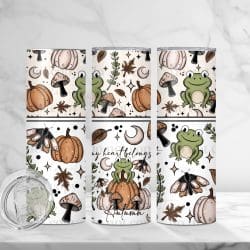 Autumn Frogs (Sublimation Wrap) 20 oz Skinny