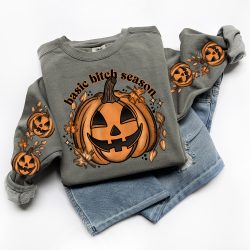 Basic Bitch Season DTF Transfer (w/optional sleeve design)