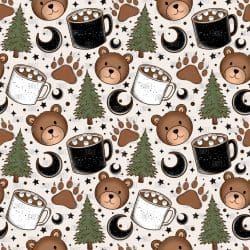 Bear Camping seamless (Sublimation Sheet)