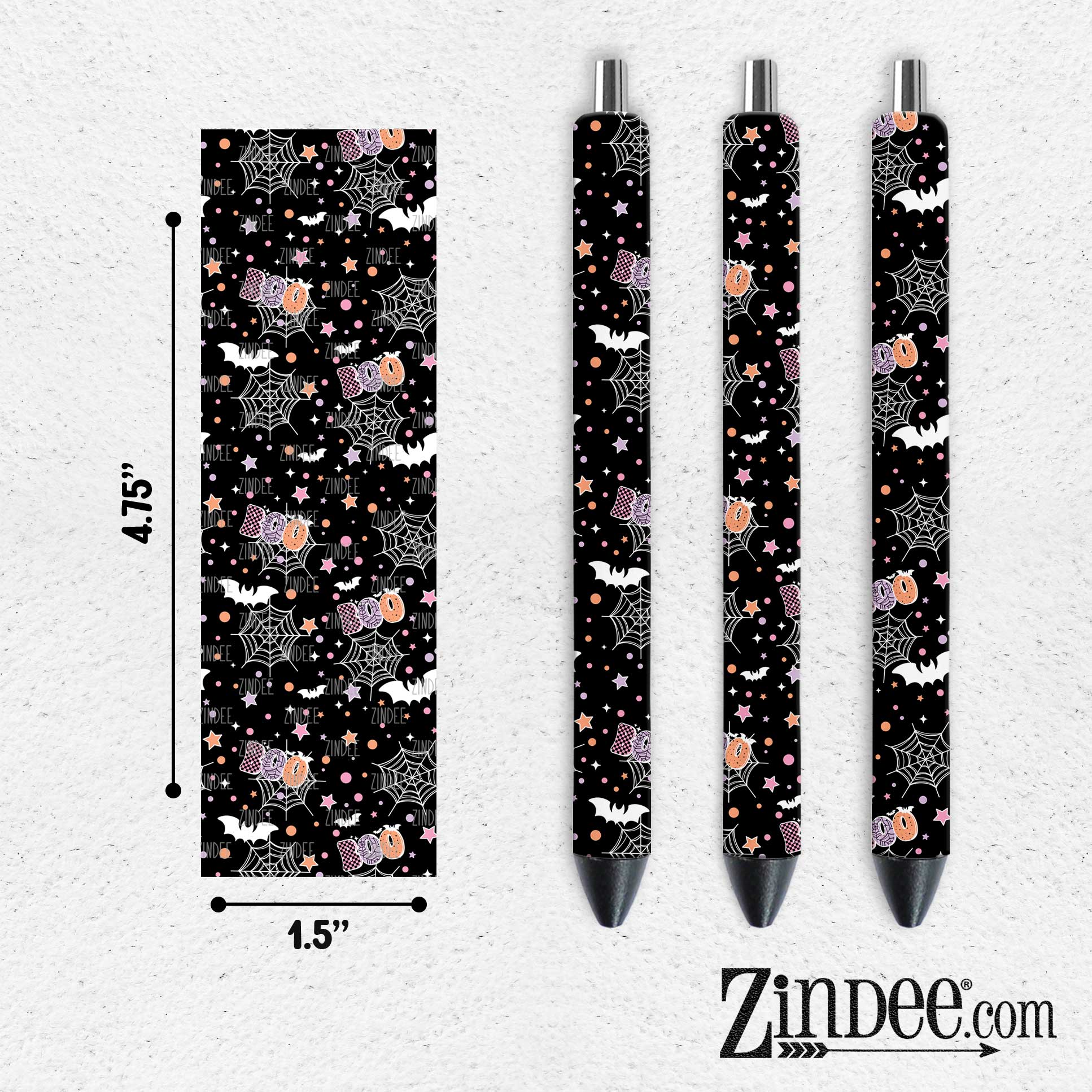 Boo Web VINYL Pen Wrap
