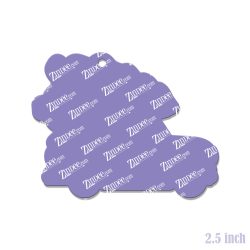 Car With Tree Acrylic Blank- Sticker- UV DTF (2.5 inch)