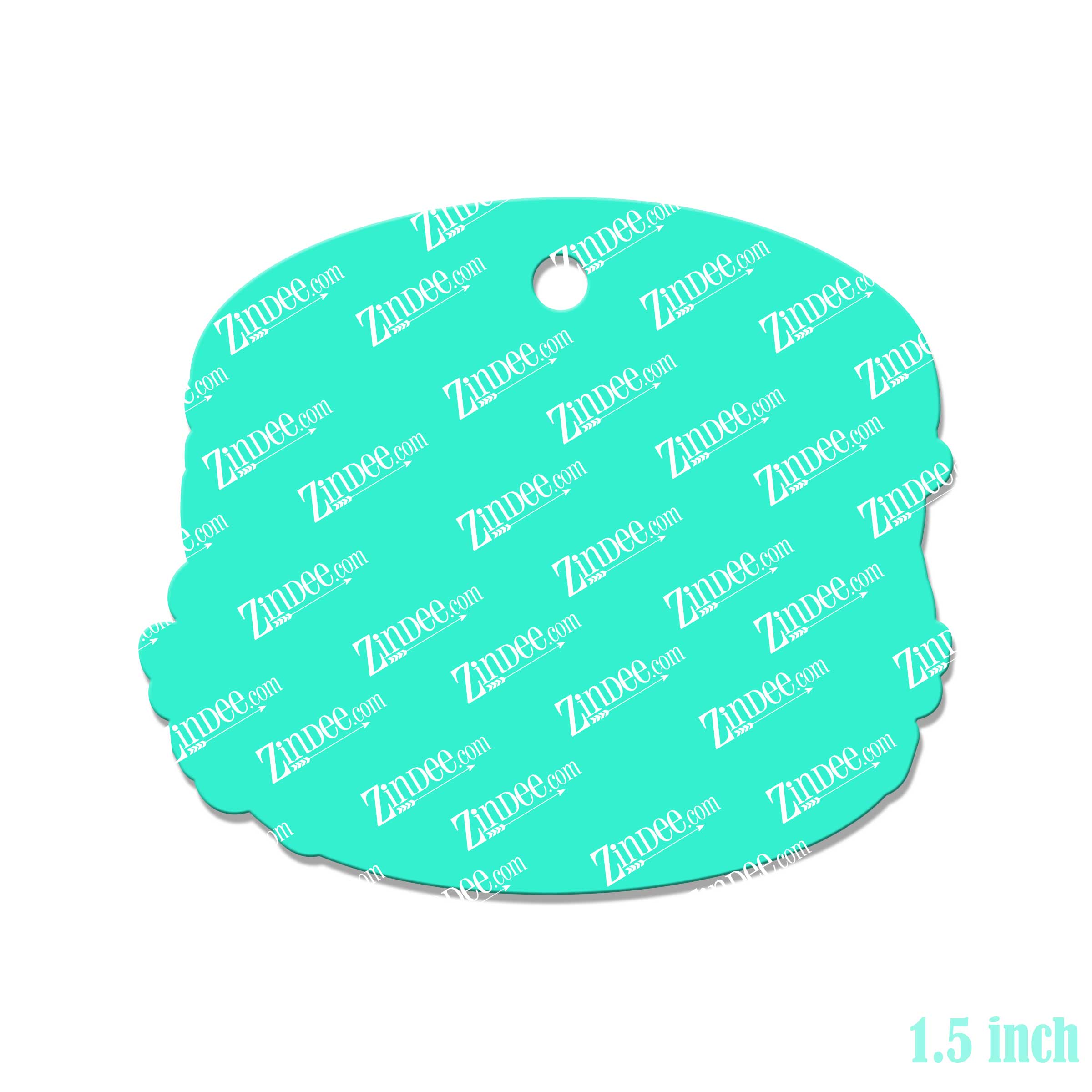 Cheeseburger Acrylic Blank- Sticker- UV DTF (1.5 inch) - Image 2