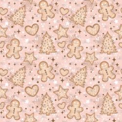 Christmas Cookie Pink seamless (Sublimation Sheet)