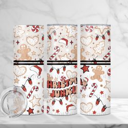 Christmas Junkie (Sublimation Wrap) 20 oz Skinny
