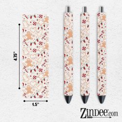 Christmas Junkie VINYL Pen Wrap