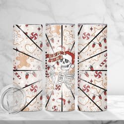 Christmas Junkie Skeleton (Sublimation Wrap) 20 oz Skinny