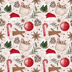 Cozy Christmas seamless (vinyl)