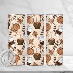 Fall Vibes 2 (Sublimation Wrap) 20 oz Skinny