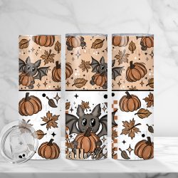 Fall Vibes Bat (Sublimation Wrap) 20 oz Skinny