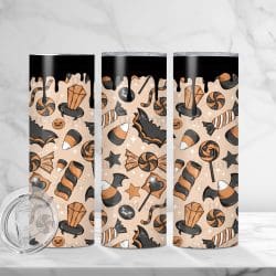 Halloween Candy (Sublimation Wrap) 20 oz Skinny