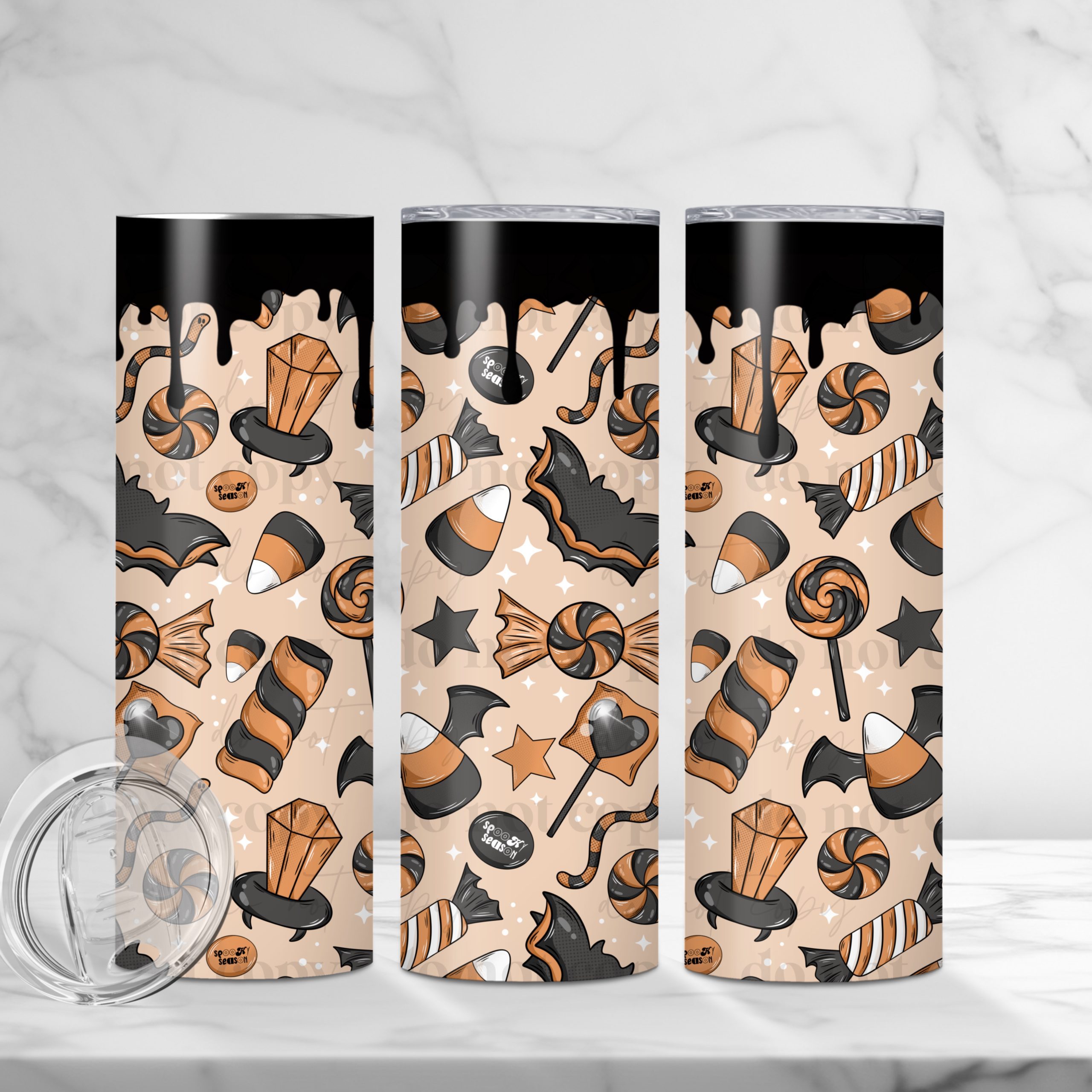 Halloween Candy (Sublimation Wrap) 20 oz Skinny