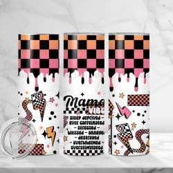 Mama Vibes (Sublimation Wrap) 20 oz Skinny
