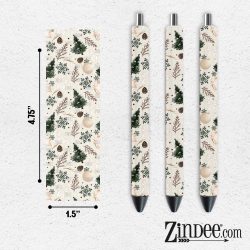 Merry And Bright VINYL Pen Wrap