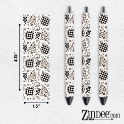 Neutral Christmas VINYL Pen Wrap