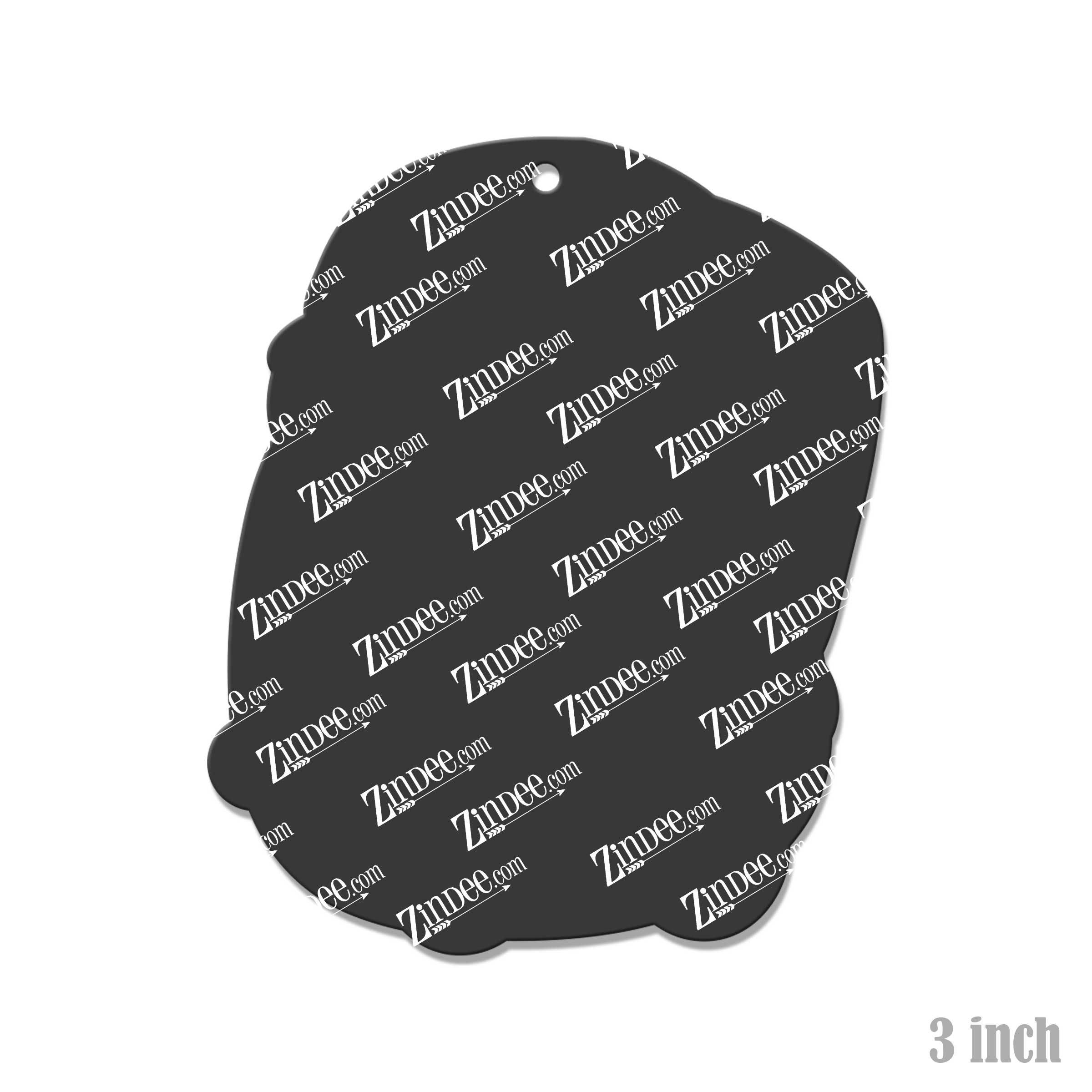 Penguin Christmas Acrylic Blank- Sticker- UV DTF (3 inch) - Image 2