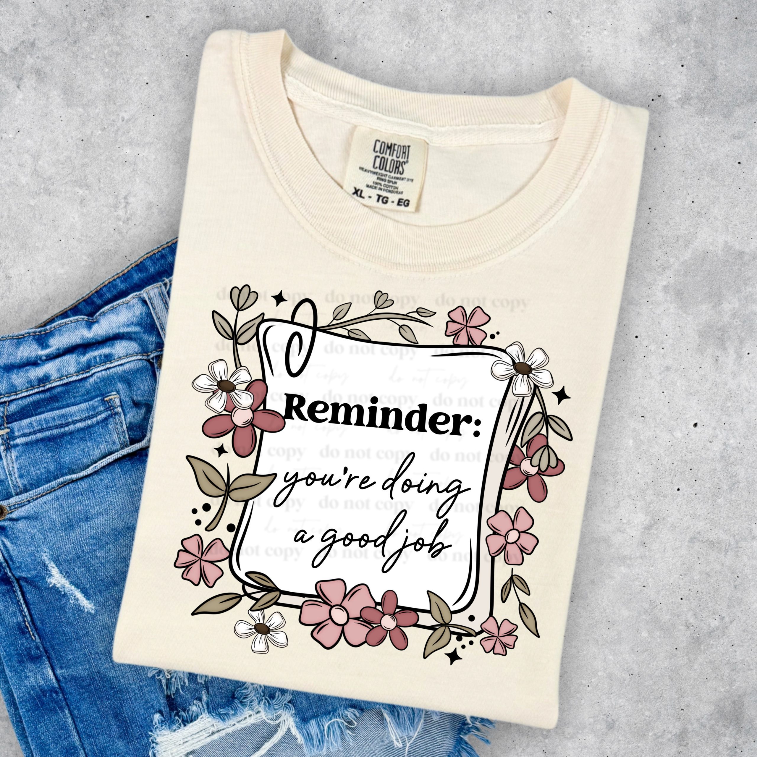 Reminder DTF Transfer