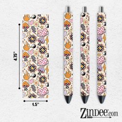 Retro Doodle VINYL Pen Wrap