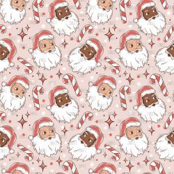 Santa Candy Canes seamless (vinyl)